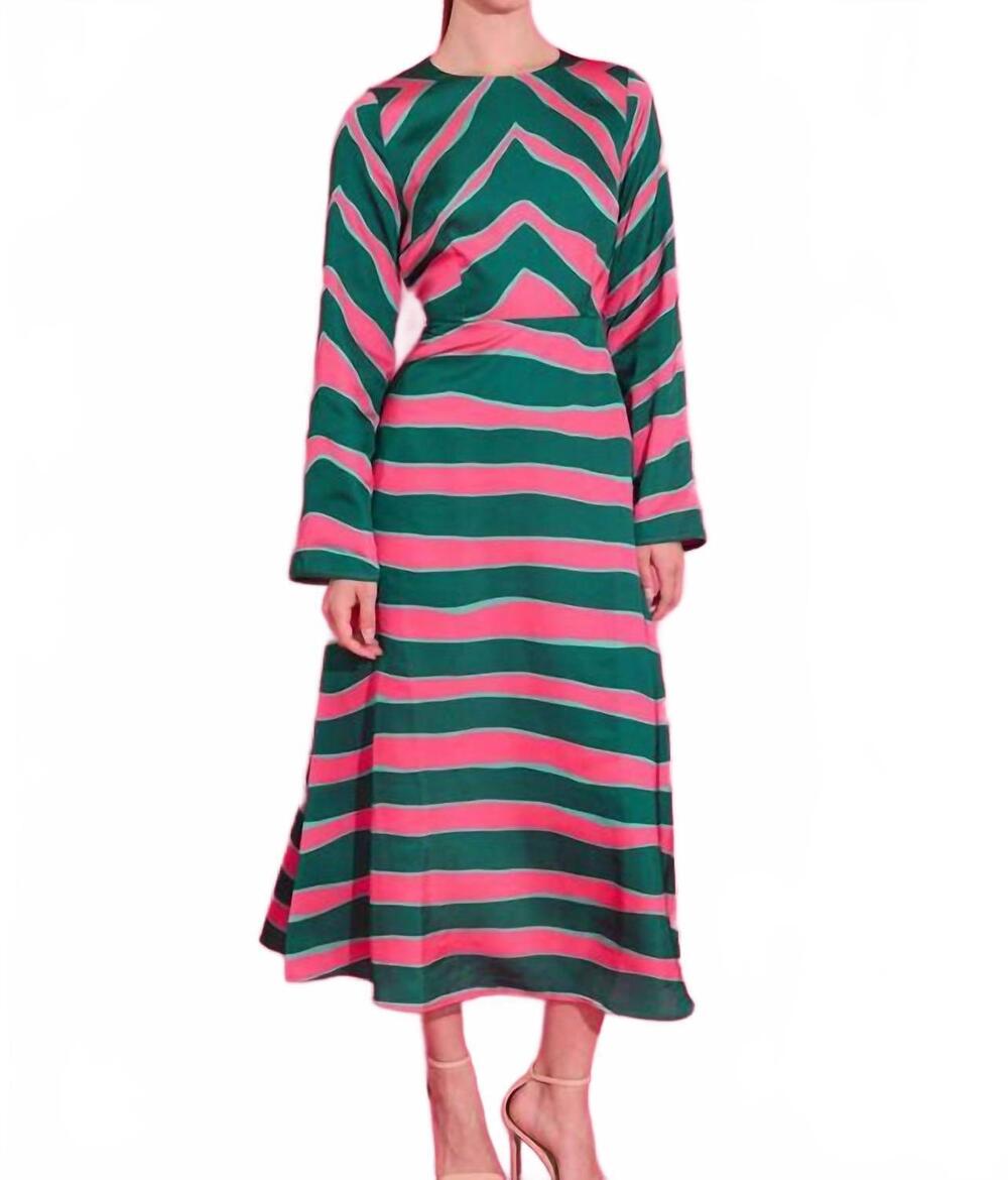 NEW ALDEN ADAIR women's everly dress in ziggy palm
